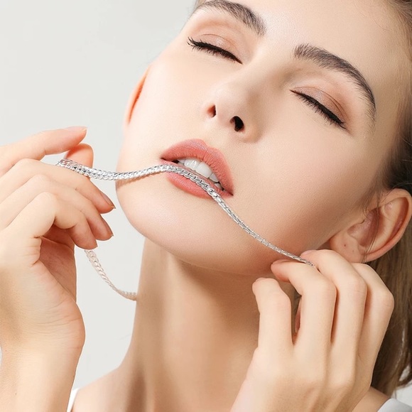 925 Sterling Silver 6mm Full Sideways Neck… - Picture 4 of 6